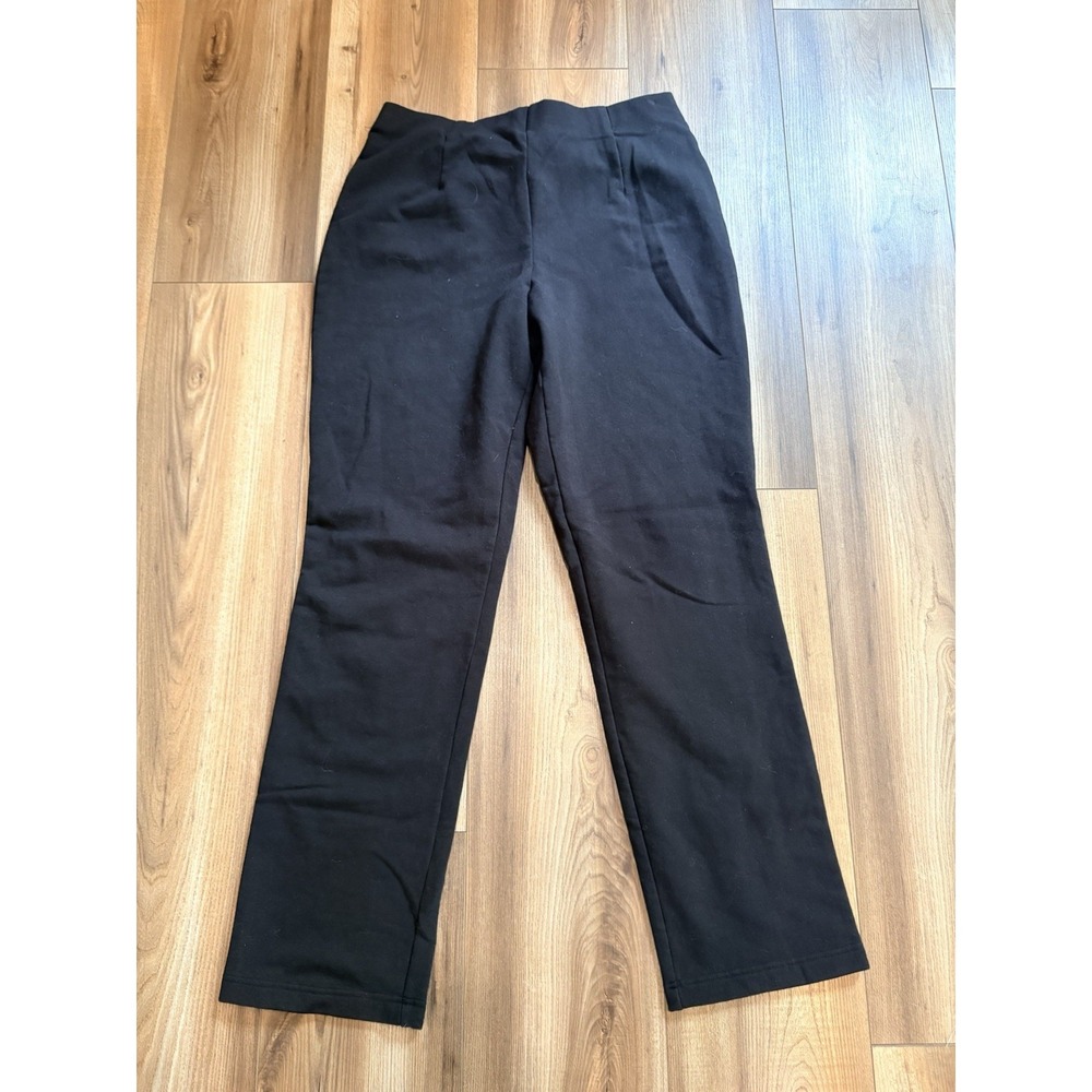 LL Bean Casual Sweatpants Athletic Pants Women's Medium Black Stretch